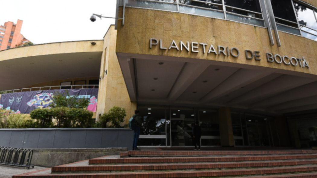 Fachada del Planetario de Bogotá. 