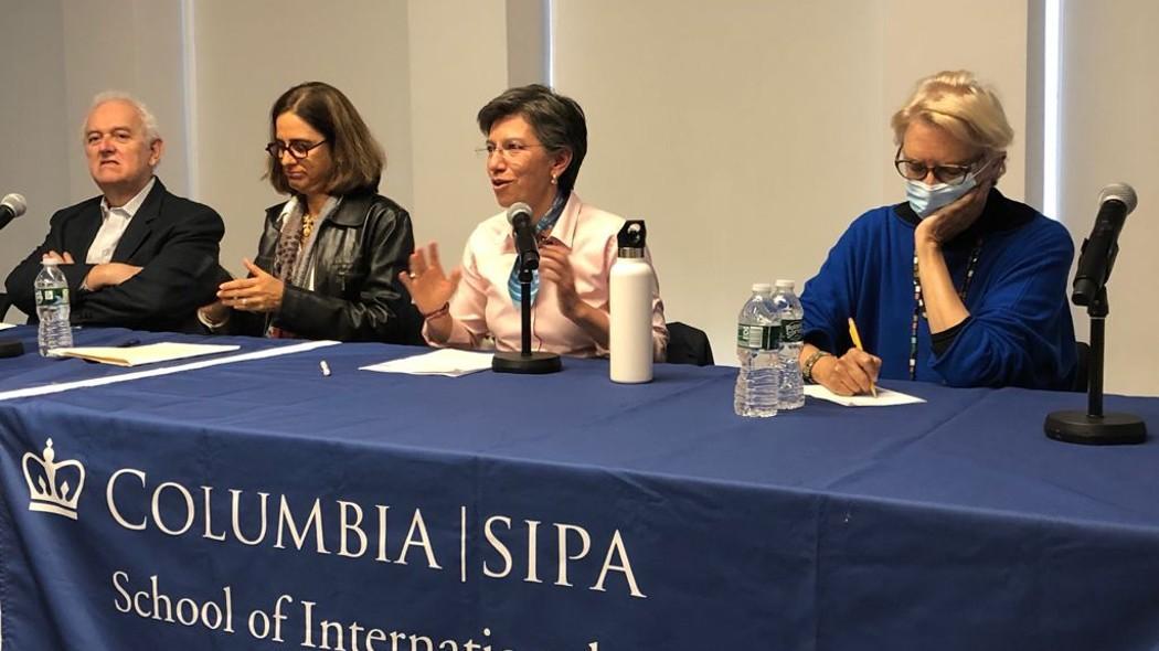 Mayor Claudia López at Columbia University