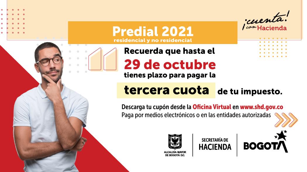 Quedan tres días para pagar la tercera cuota del impuesto Predial