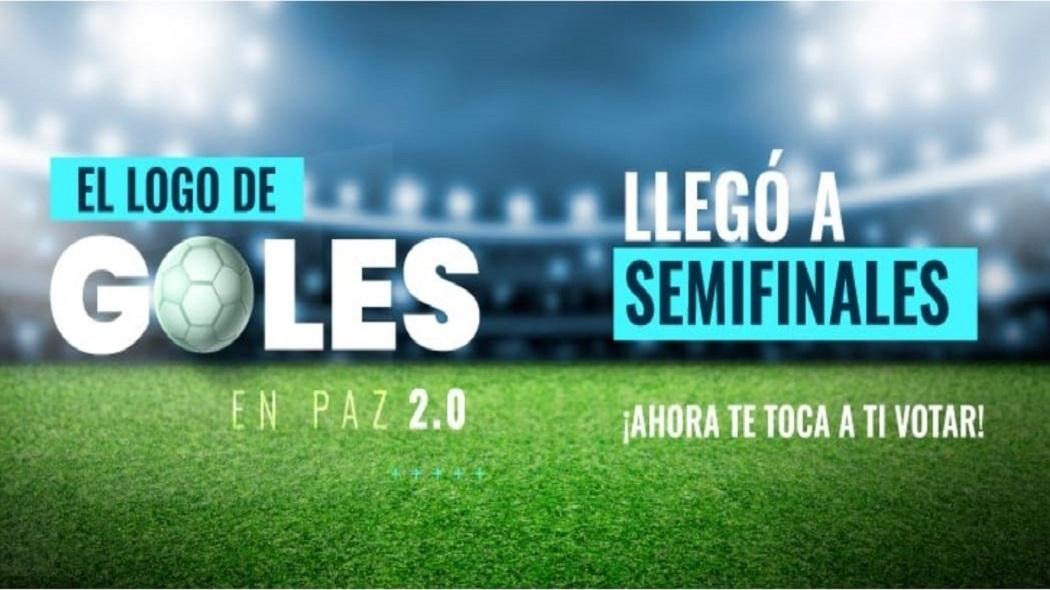 Votación por el logo de 'Goles en Paz 2.0'