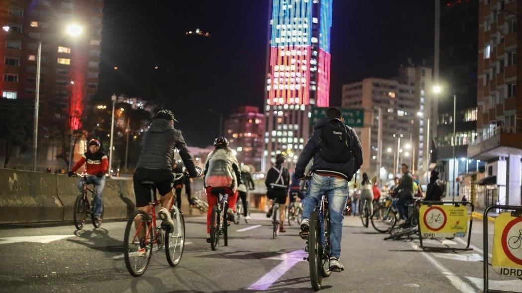 Estado del tránsito para el jueves 9 de diciembre de Ciclovía Nocturna