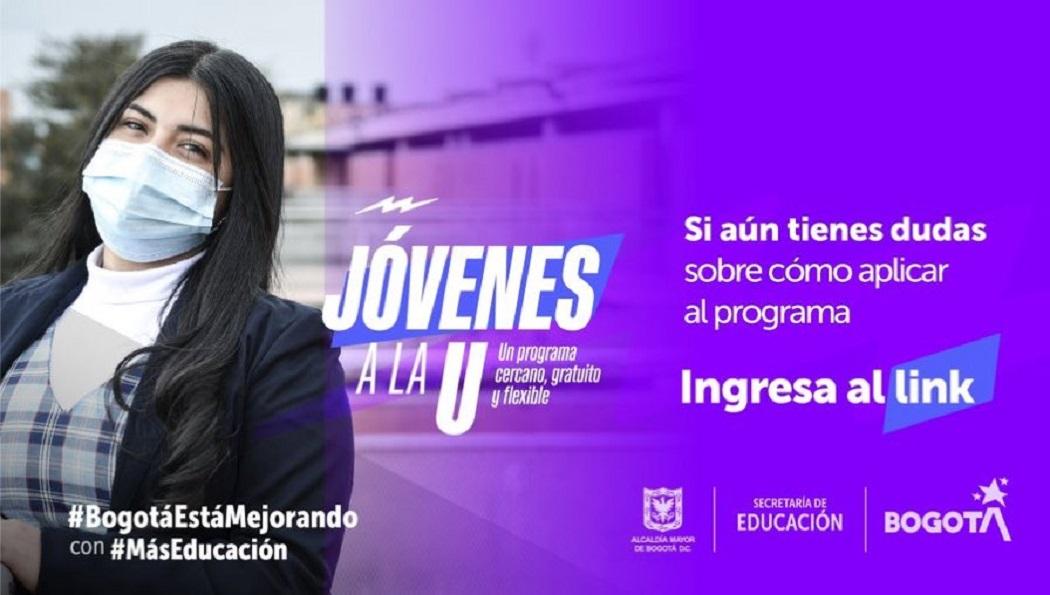 Hasta el 19 de diciembre hay plazo para que te inscribas al programa 'Jóvenes a la U'. Foto: Secretaría de Educación.