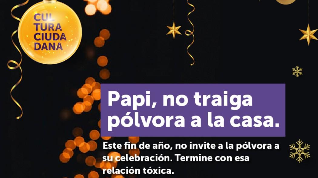 Distrito recomienda no usar pólvora en celebraciones de año nuevo 2022