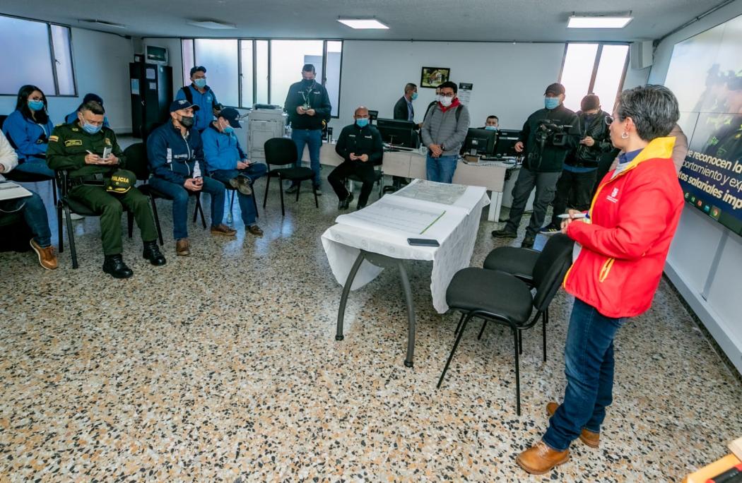 Alcaldesa lidera PMU en Usme para solucionar abastecimiento de agua en esa localidad