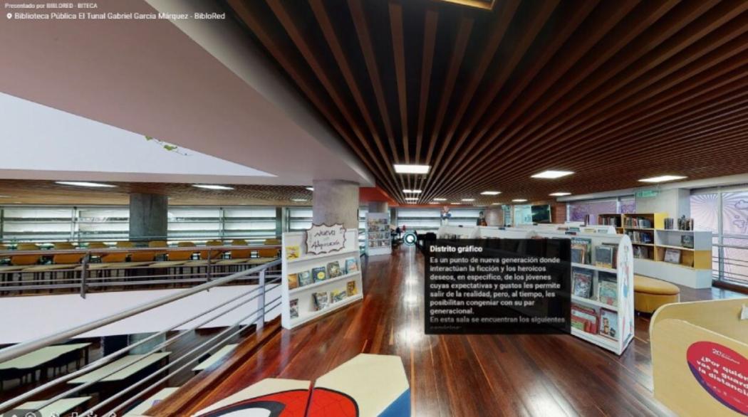 Recorre las bibliotecas mayores de Bogotá gracias a los recorridos 3D 