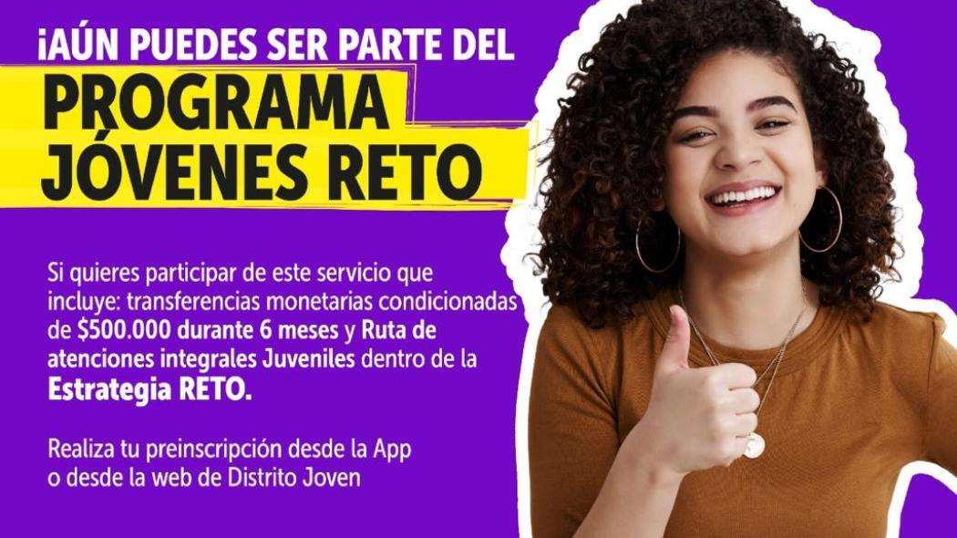 Distrito busca jóvenes para que se inscriban en estrategia RETO