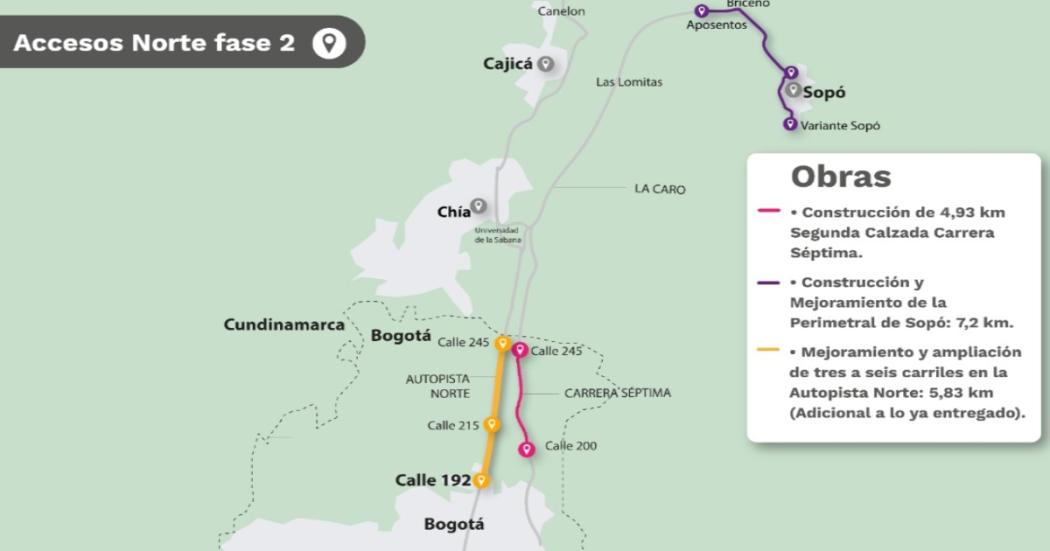 Corredor Accesos Norte 2 fue adjudicado para mejorar la movilidad