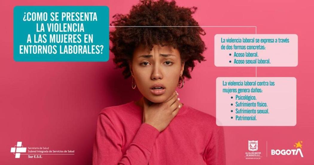 Subred Sur lanza campaña de prevención de violencia laboral a la mujer