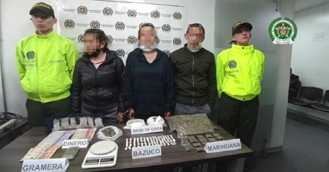 Policía capturó a 3 personas de la banda 'Los Inquilinos' en Engativá