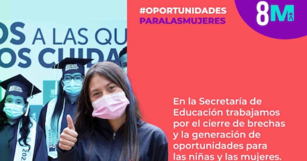 Secretaria de Educación se une a la conmemoración del Día de la Mujer