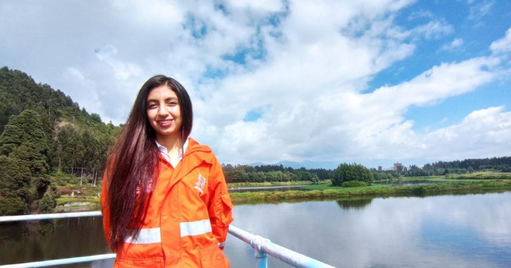 Sofía, mujer operaria detrás de la purificación del agua en Tibitoc 