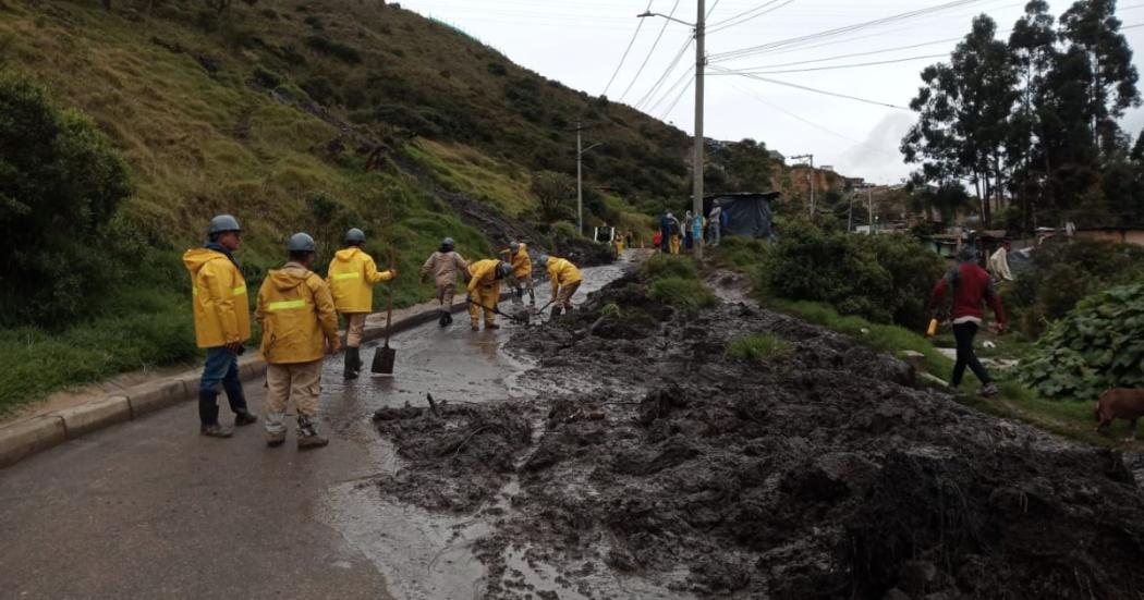 Distrito atendió eventos que se presentaron por lluvias en Bogotá