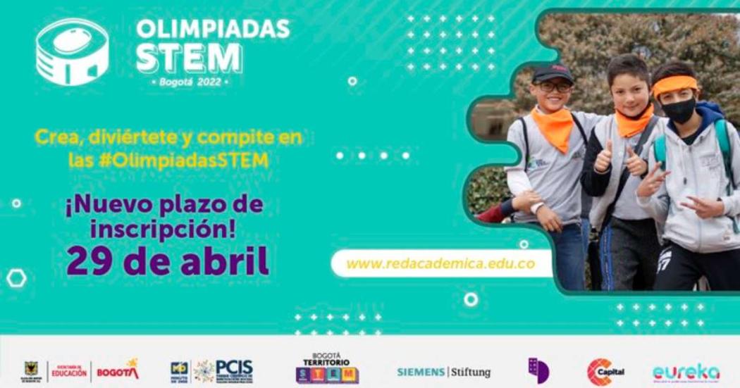 Inscripciones abiertas hasta 29 de abril para las Olimpiadas STEM 2022