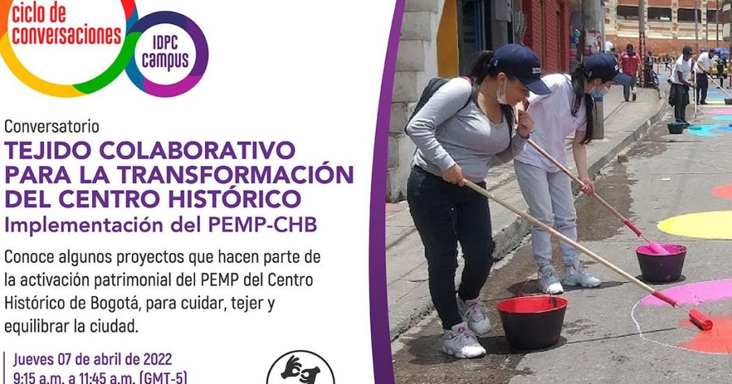 Conversatorio para transformación del Centro Histórico de Bogotá 