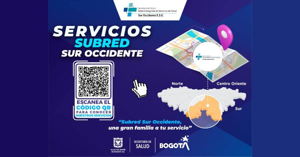 Subred Sur Occidente lanza código QR para consulta de servicios médico