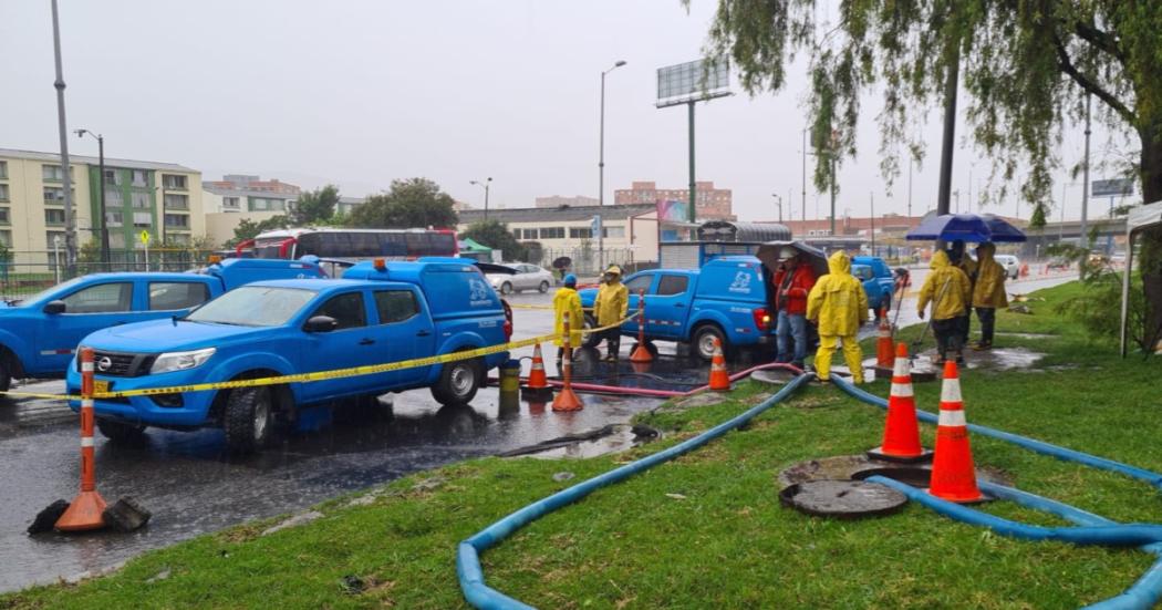 TransMilenio y movilidad en la Autopista Norte por reparación de tubo 