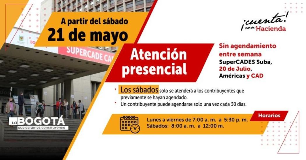 ¿Necesitas atención presencial de Hacienda un sábado? ¡Agéndate!