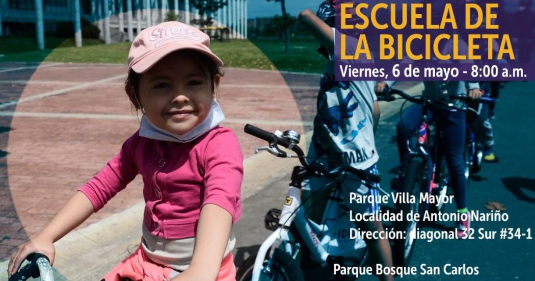 Distrito abre nuevos puntos de la Escuela de la Bicicleta