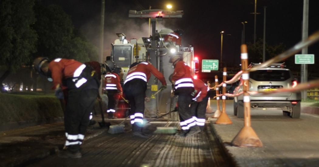 Cierres nocturnos en la Av. Boyacá por mantenimiento de malla vial