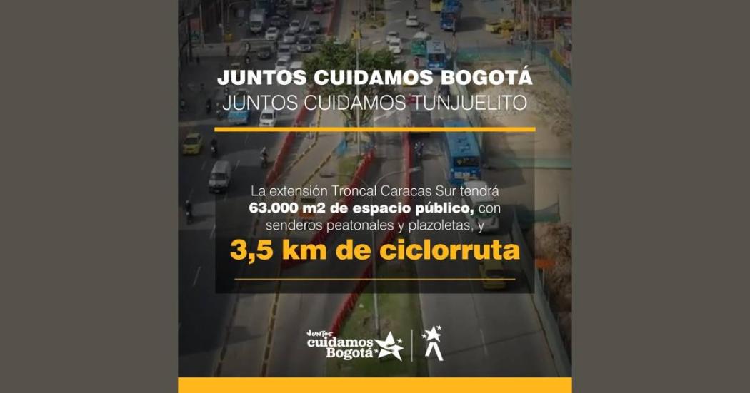 Obras que se están construyendo en la localidad de Tunjuelito, Bogotá