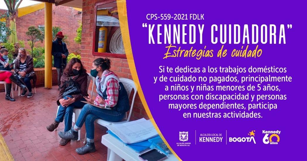 Mil mujeres cuidadoras de Kennedy accederán a actividades de descarga