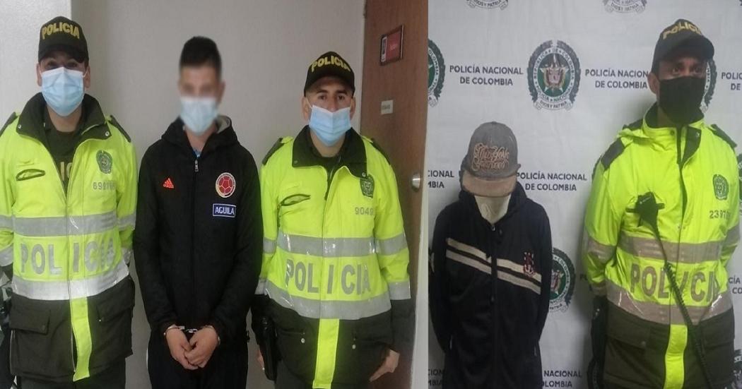 En Usme la Policía realizó dos capturas por porte de estupefacientes