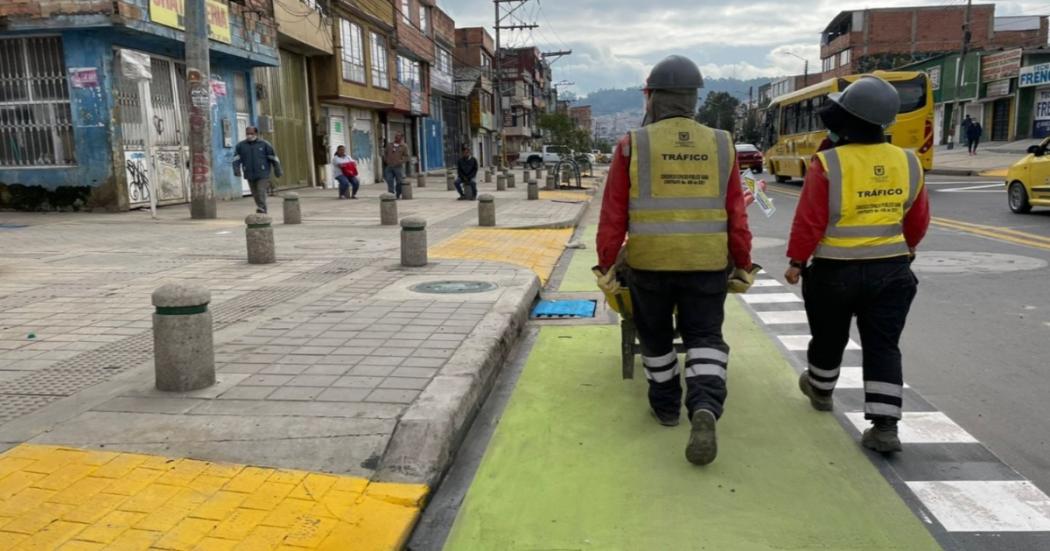 Más de 159.000 personas se benefician con nuevos andenes en Engativá