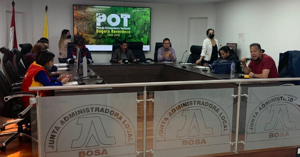 Se socializó el nuevo POT con las Juntas Administradoras Locales 