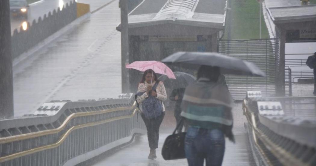 Las lluvias más fuertes son probables en sectores del oriente, centro y norte de