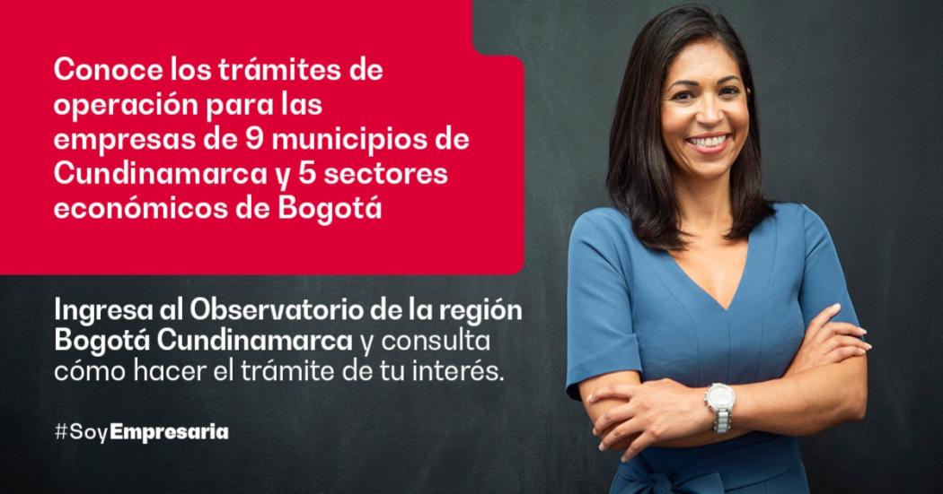 Información de trámites empresariales de Bogotá y la Región en un solo lugar