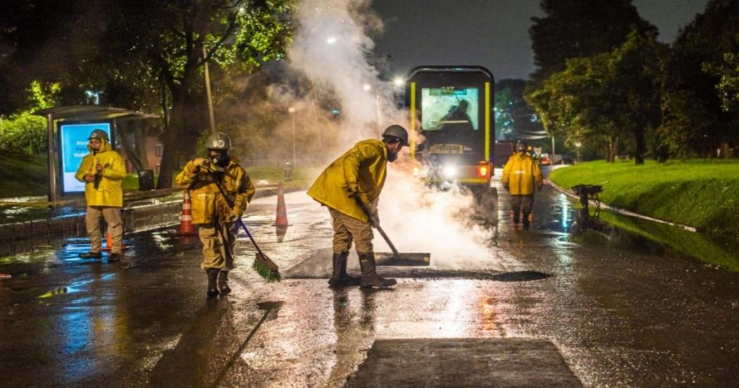 Cuántos huecos se taparon en Bogotá en los primeros 6 meses del 2022