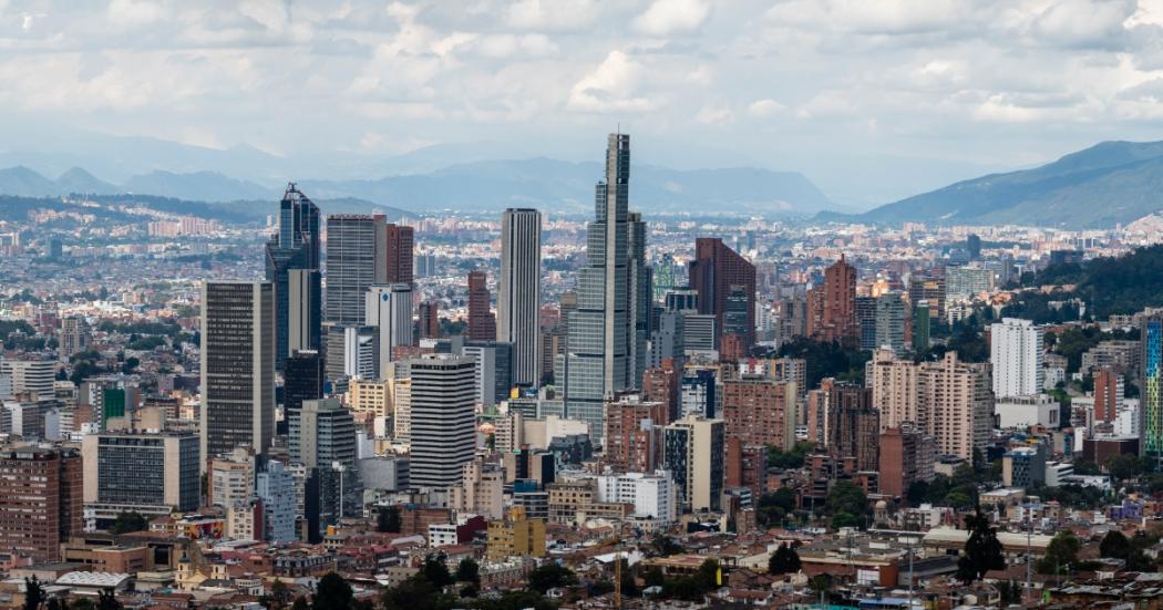 Foto panorámica de Bogotá