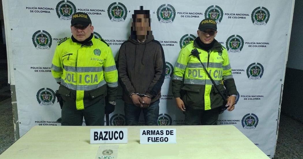 Policía sorprendió en Usme a un hombre armado y con estupefacientes