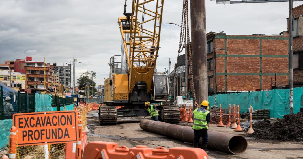 Obras del Metro de Bogotá: avance del intercambiador vial en calle 72