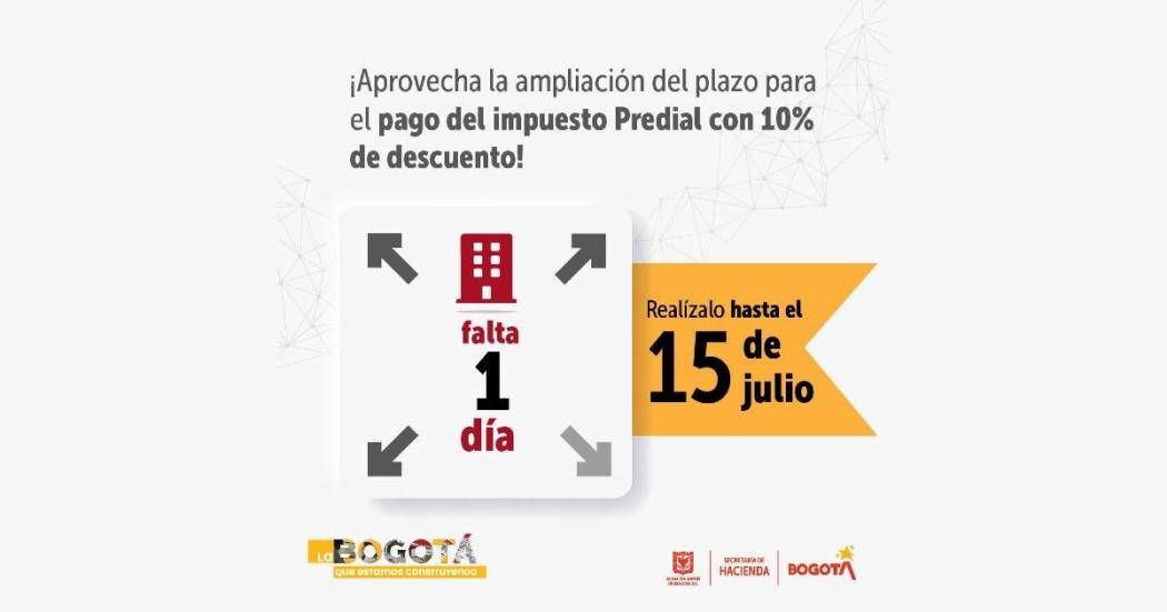 Este viernes 15 de julio vence plazo para pago de impuesto predial 