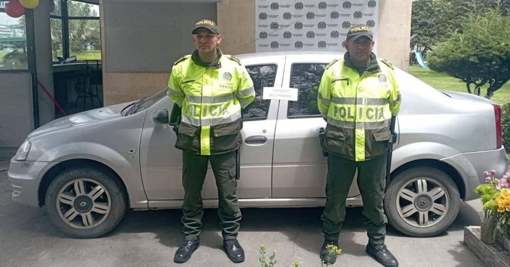 En Suba las autoridades recuperaron un vehículo que había sido hurtado