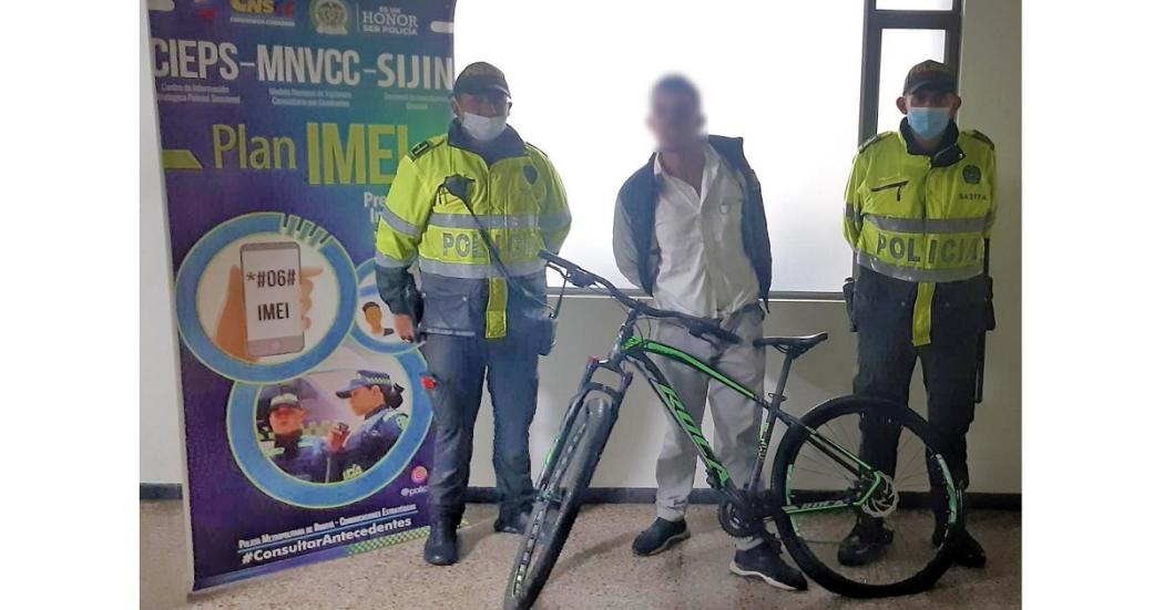 En Bosa capturado un hombre por el hurto de una bicicleta y un celular