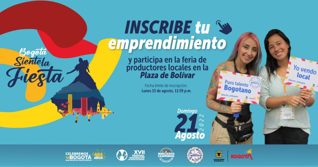 Llega la Feria de Productores Locales a la Plaza de Bolívar ¡Inscríbete!