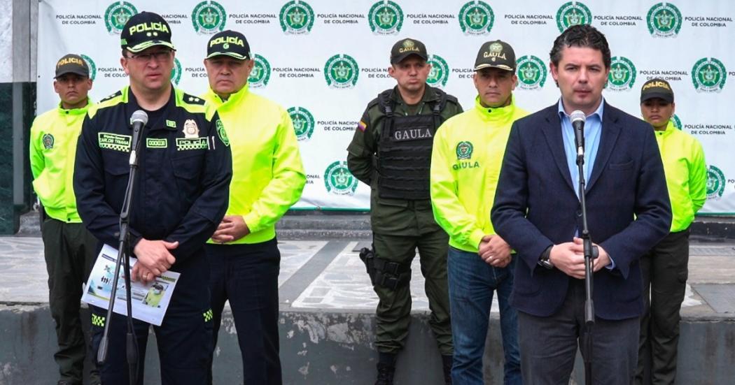 En la foto, el general, Carlos Fernando Triana, comandante de la Policía 