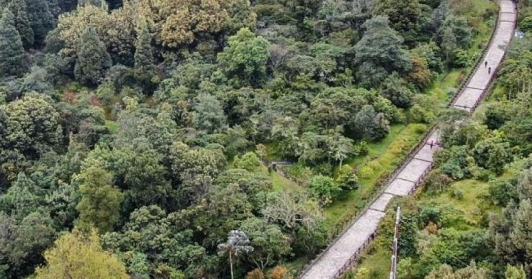 Sendero de Monserrate cerrado el 7 de agosto, día de la posesión