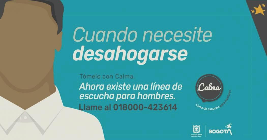 Llama a línea Calma 018000423614", recalcó Murrain, reiterando el llamado a los 