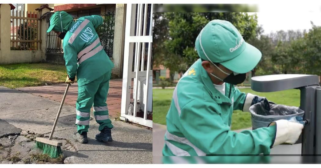 Ella Dolly Tafur y Rito Cárdenas, operadores de aseo de Bogotá 