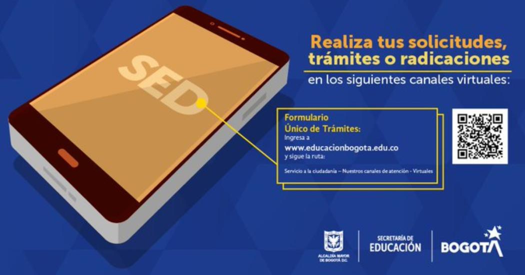 Canales de atención de la Secretaría de Educación para tramites y PQRS