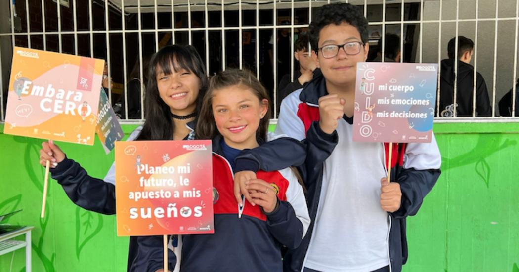 Gira en colegios de Bogotá sobre prevención de embarazos adolescentes