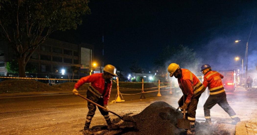 Atención a emergencia por hurto de vigas en puente de la avenida 68