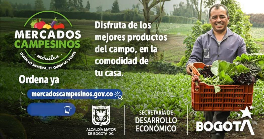 Mercados Campesinos económicos para comprar por internet en Bogotá