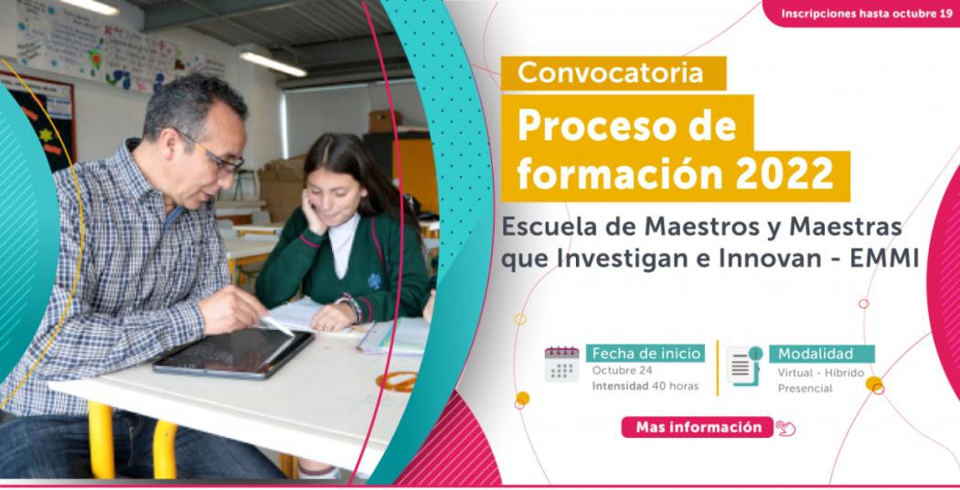 Inscripción Escuela de Maestros que Investigan e Innovan del IDEP