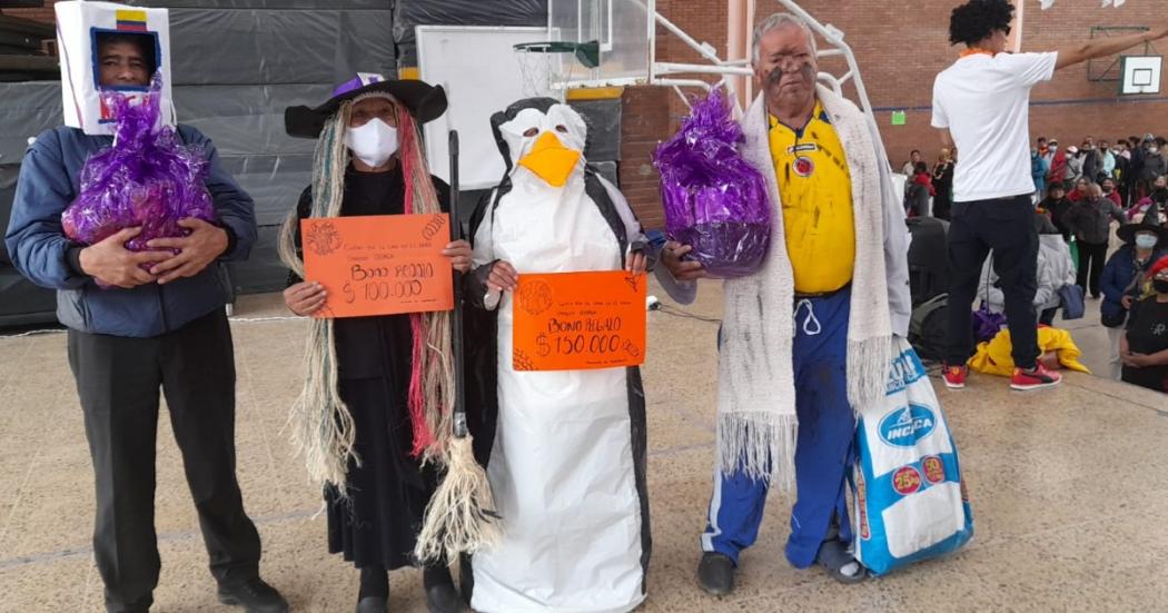 Halloween en el Centro Día de Usaquén fue una fiesta con disfraces