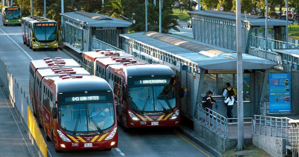 Cuáles son los horarios de TransMilenio en la semana de receso escolar 