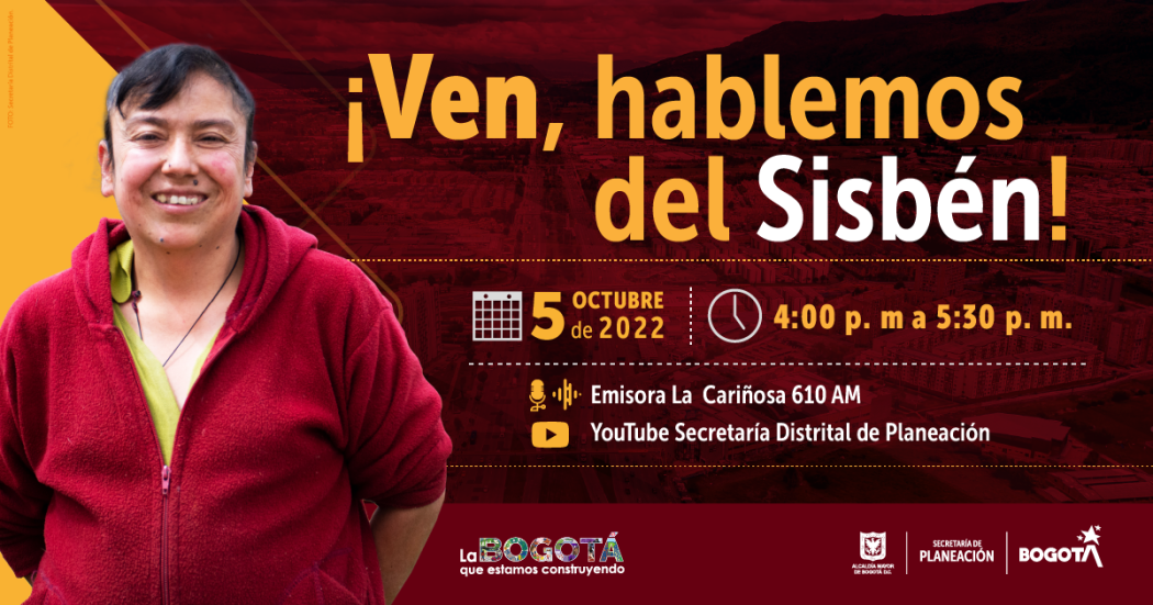 ¿Quieres conocer más sobre el Sisbén? Participa en este diálogo ciudadano